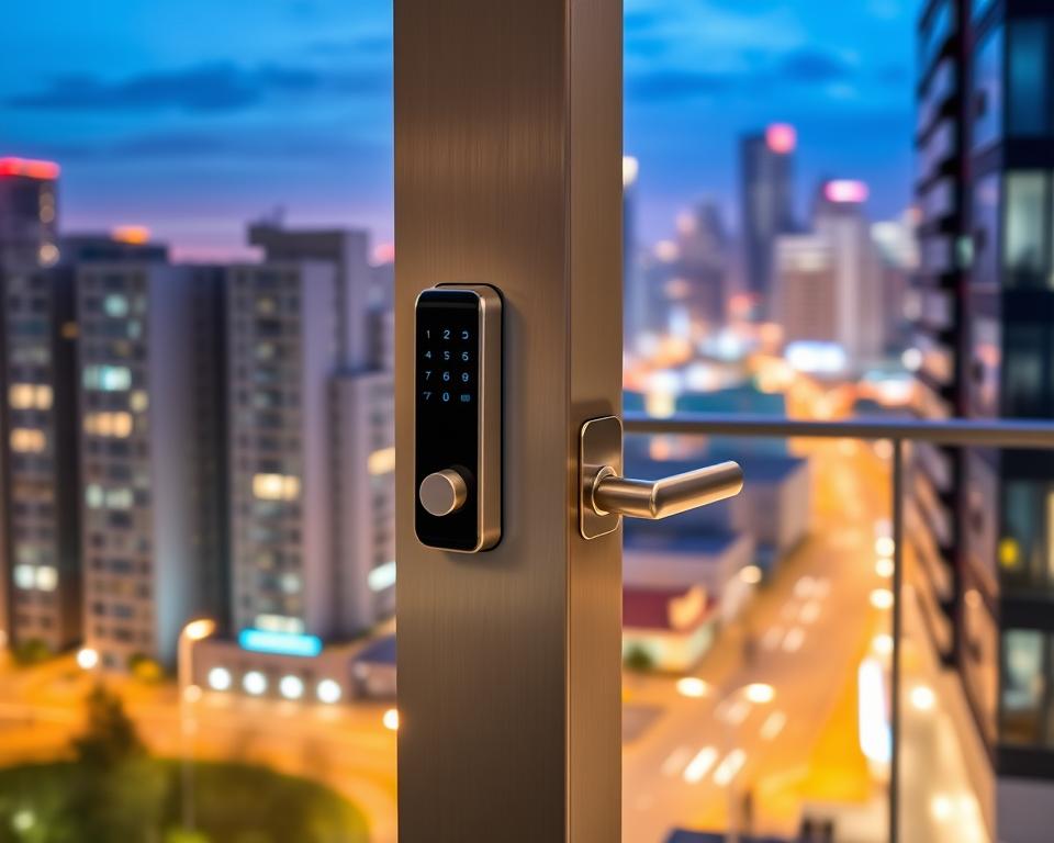 cerradura inteligente para edificio de apartamentos