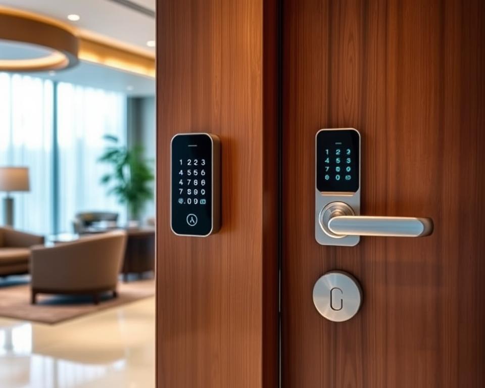 cerraduras digitales para puertas de madera